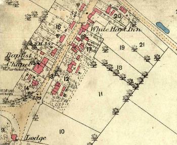 The southern part of the village in 1883